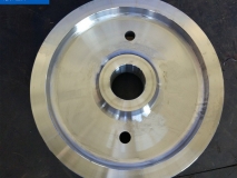 鍛造60#火車輪轂鍛件